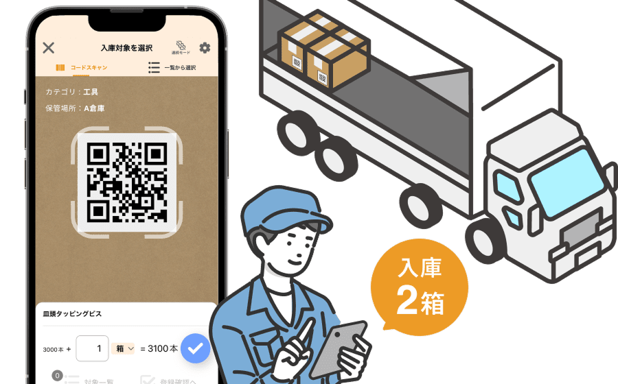 入庫/出庫スキャン