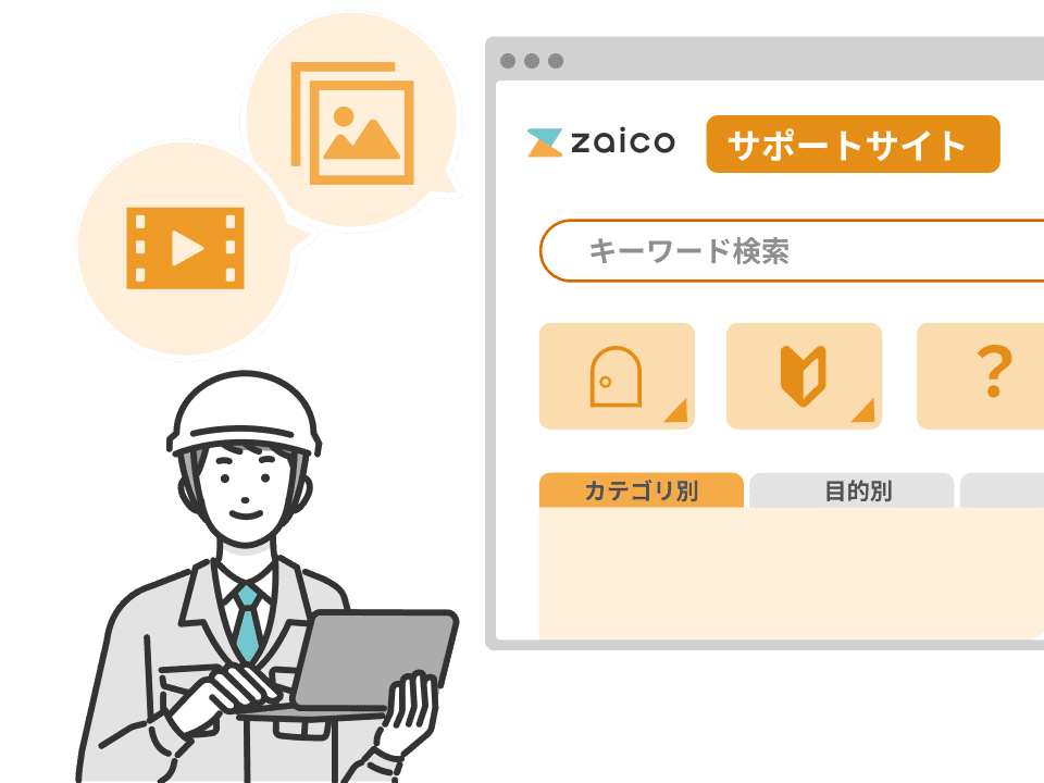 サポートサイトのイメージ