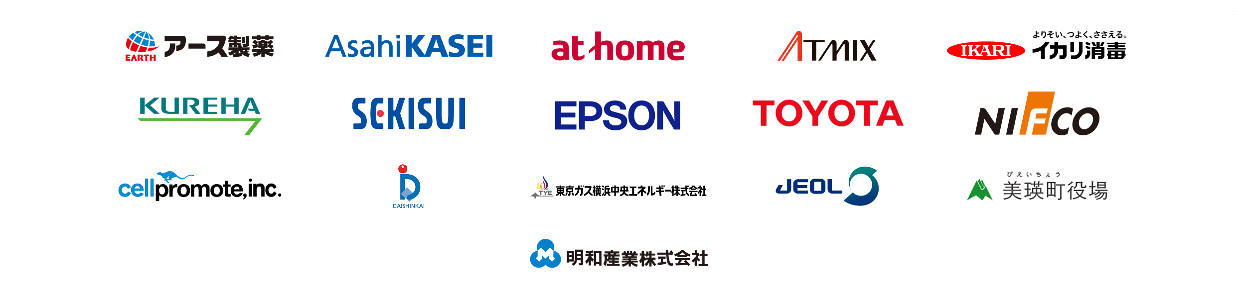 zaicoを利用している企業の一覧