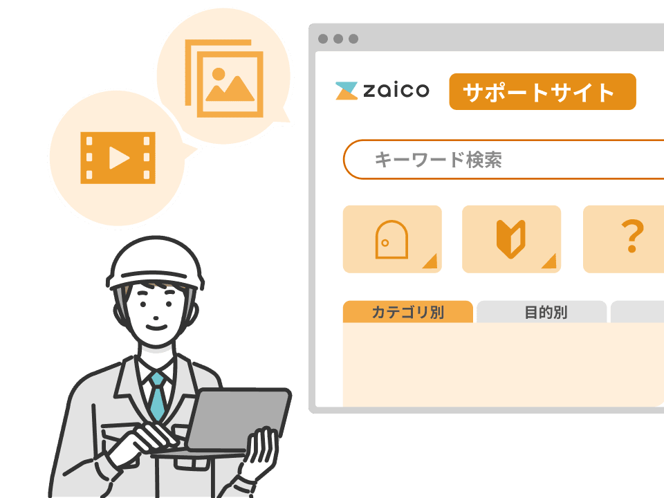 サポートサイトのイメージ