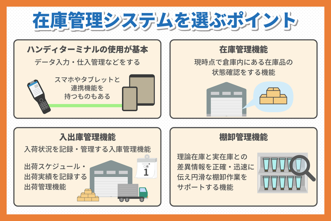 在庫管理システムを選ぶポイント